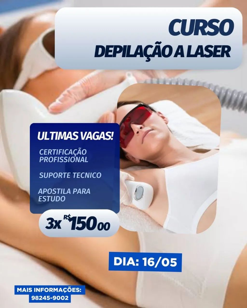 Curso depilação a laser?