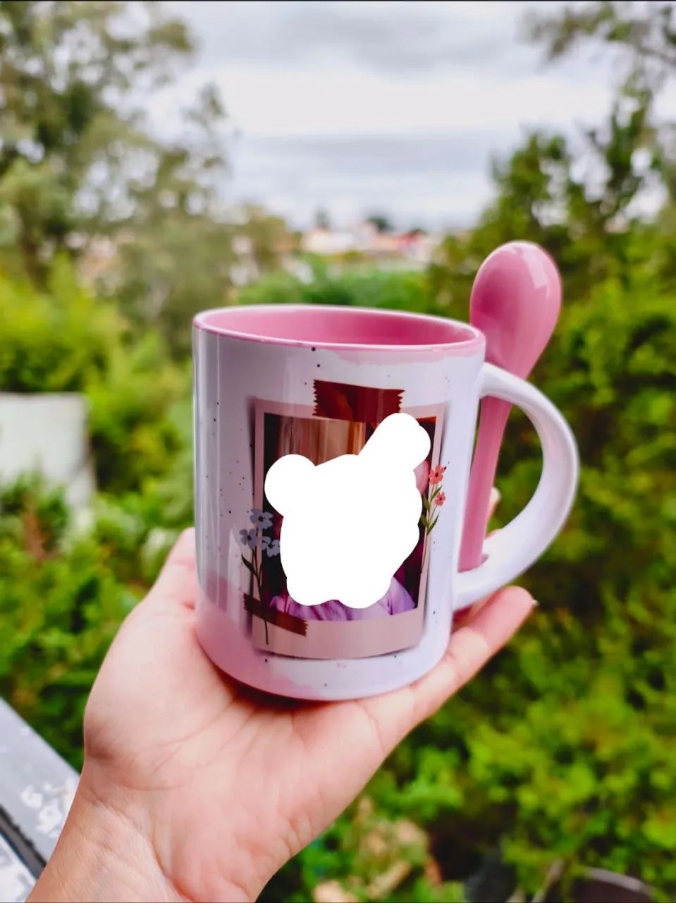 Caneca personalizada com foto Mãe Forte - Foto 2