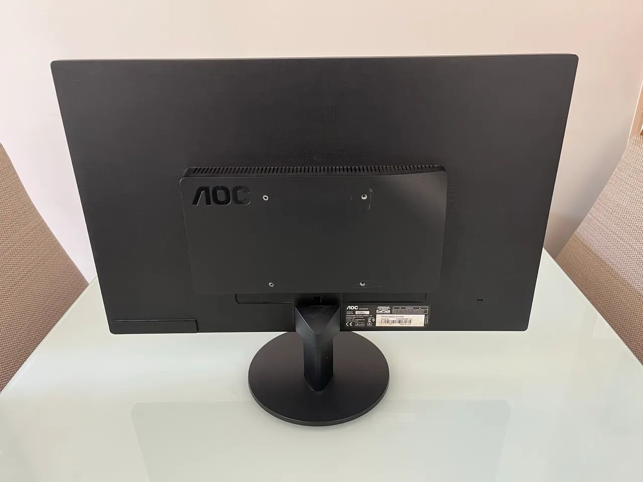 Monitor Aoc Led Wide 19,5 Polegadas E2070swn - Foto 2