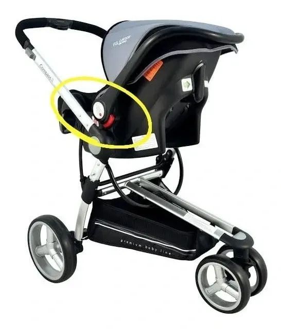 Par de adaptadores Carrinho Kiddo Compass E Outros - Foto 3