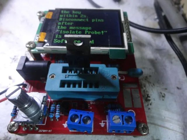 Multe testador Componentes Ohmímetro Capacímetro  Esr Transistor