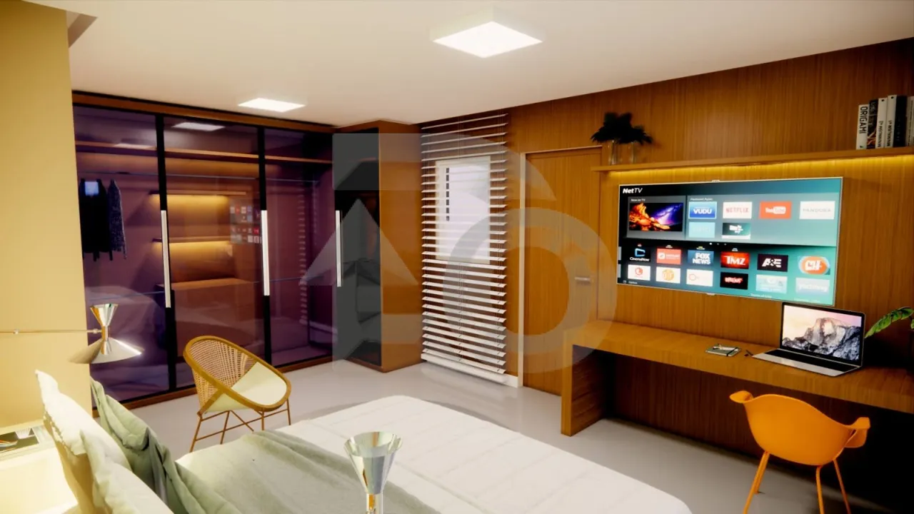 Casa Alto Padrão no Condomínio Caminho das Árvores  5 Quartos e Varanda Elegante
