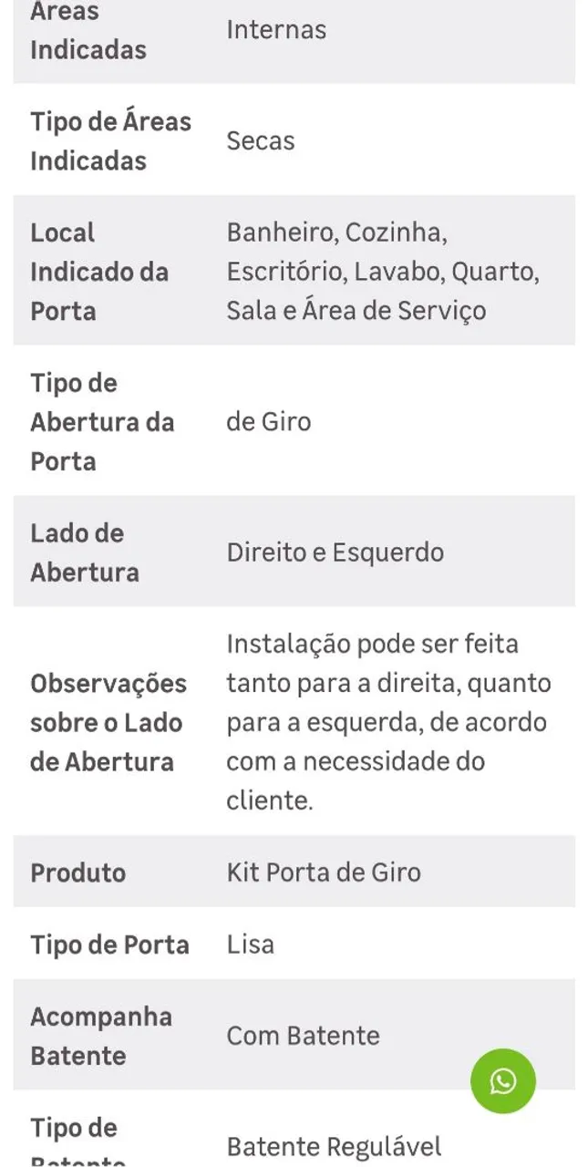 Kit Porta de Giro Lisa