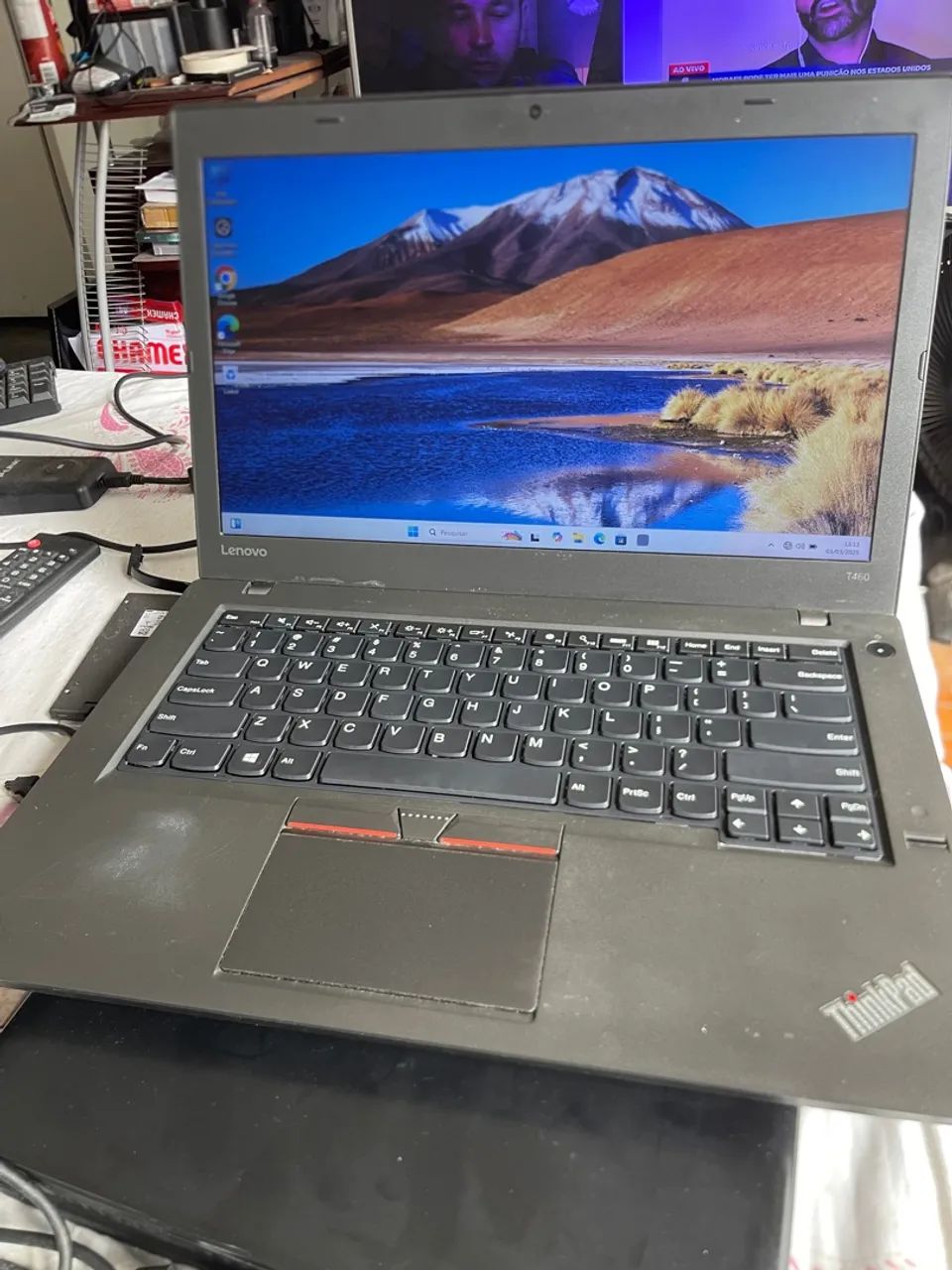 Notebook Lenovo ThinkPad T460, I5 Sexta geração, SSD 256GB, 16GB RAM.