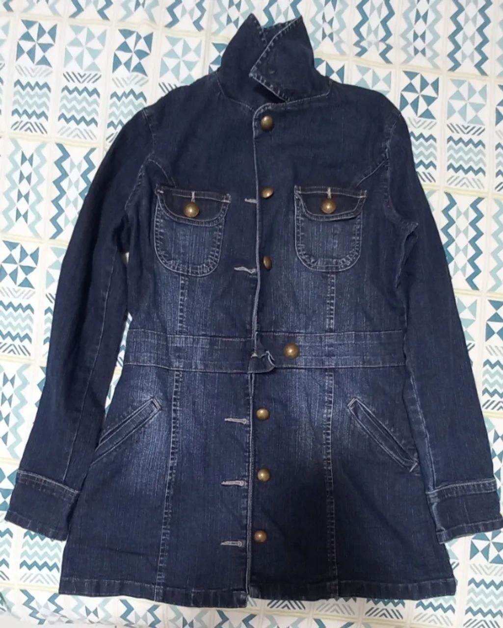 Jaqueta jeans escuro - Foto 2