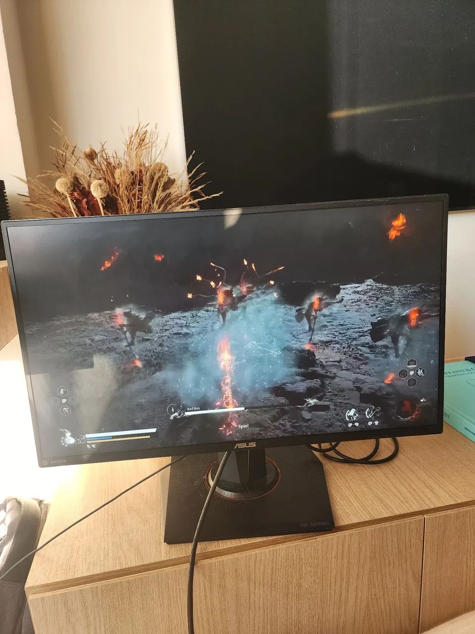 Monitor TUF Gaming Asus 24.5pols 165Hz FHD - Foto 3