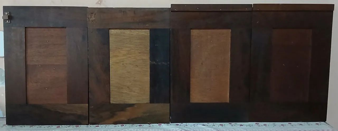 Kit com 2 pares de portas de armário década 70/80 - Foto 5