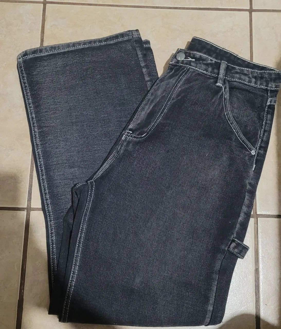 Calça Jeans Preta