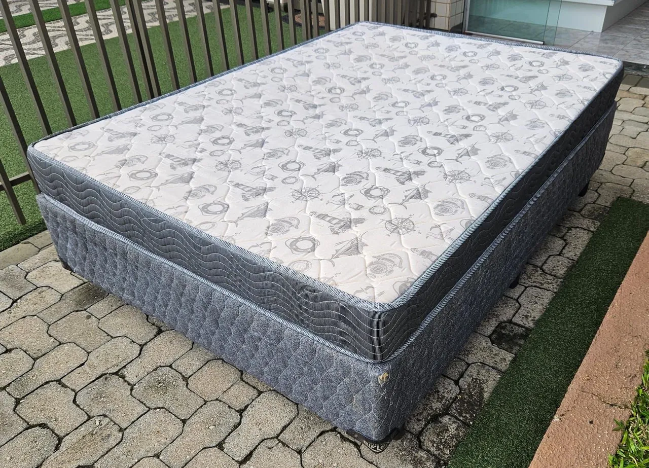 Cama Box casal Ortobom SEMINOVA - ENTREGA GRÁTIS!