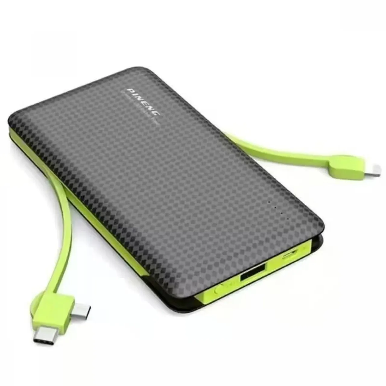 Carregador Portátil Pineng 10000 mAh c/três saídas 