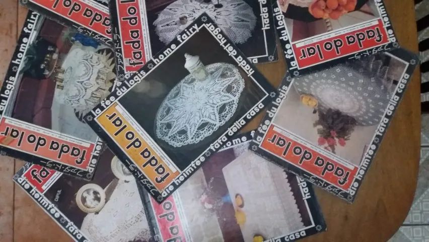 Revistas Crochê "Fada do Lar" - Lote com 31 Edições