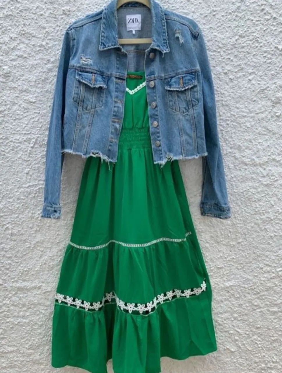 Vestido Midi verde 