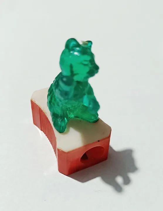 4 Apontadores de lápis com figuras infantis - bichinhos  - Foto 3