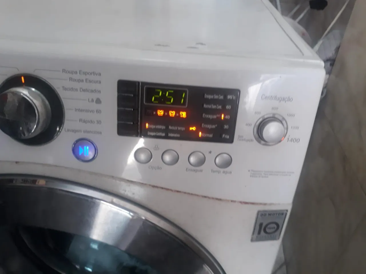 Máquina de lavar LG 8.5 kg.