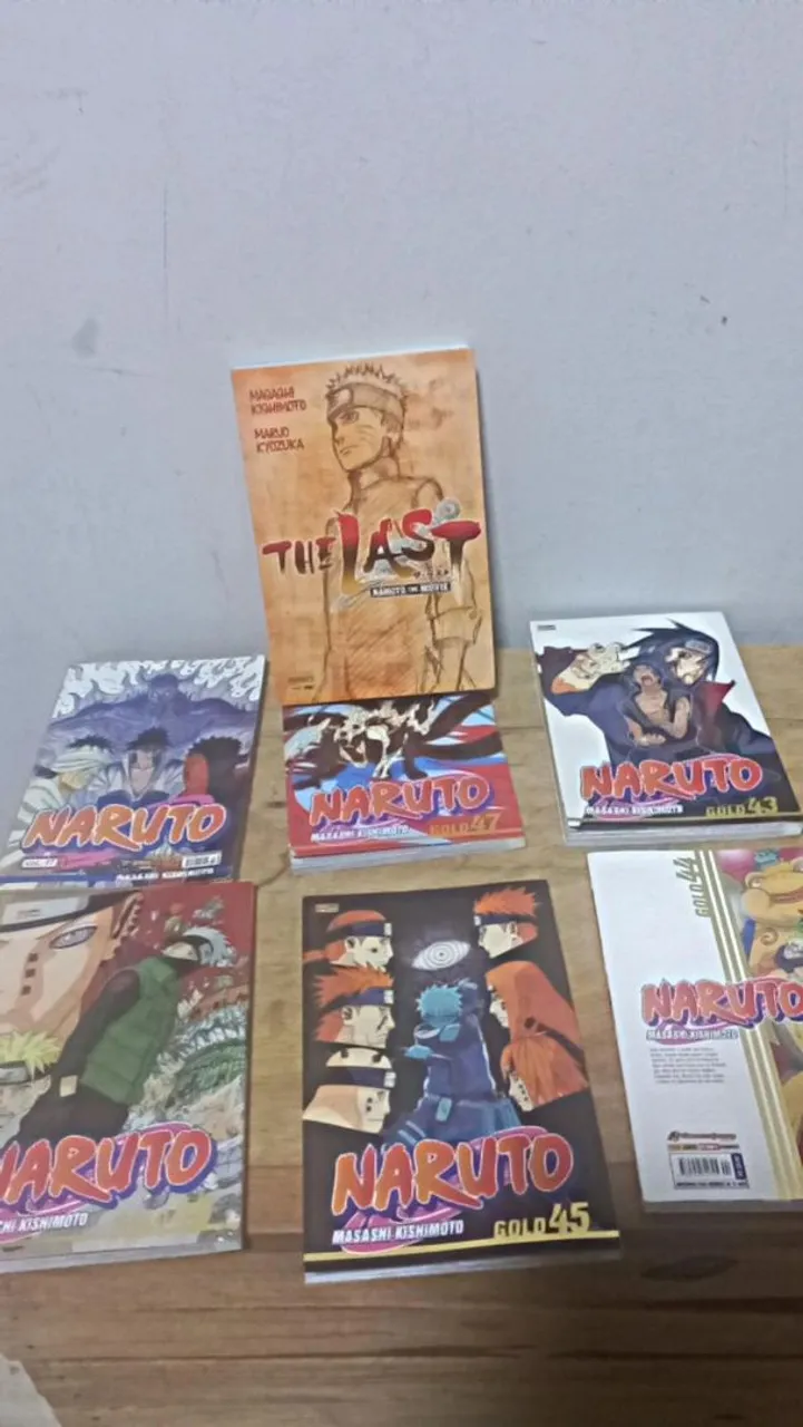 Naruto ? 7 mangás edição gold + The Last