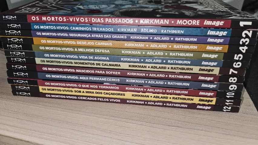 Coleção HQ - Os Mortos Vivos - Vol 1 ao 12 - Foto 3