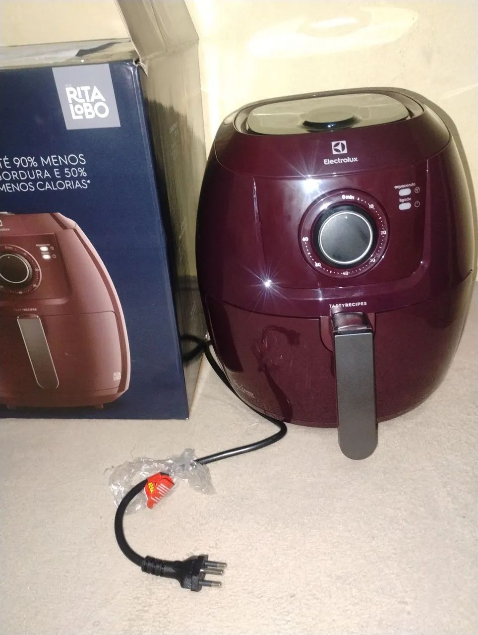 Fritadeira Air Fryer Electrolux - 5 L - Nova