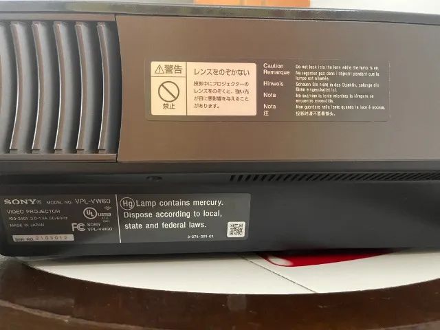 projetor sony VPL-VW60 - Foto 6