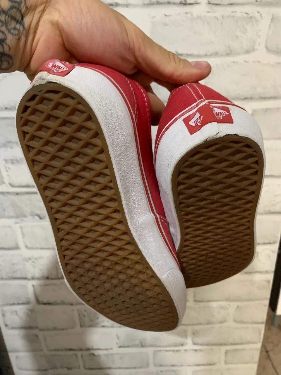 Tênis vans vermelho  - Foto 4