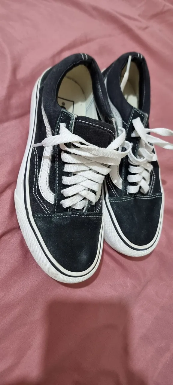 Tênis Vans Old Skool Preto e Branco