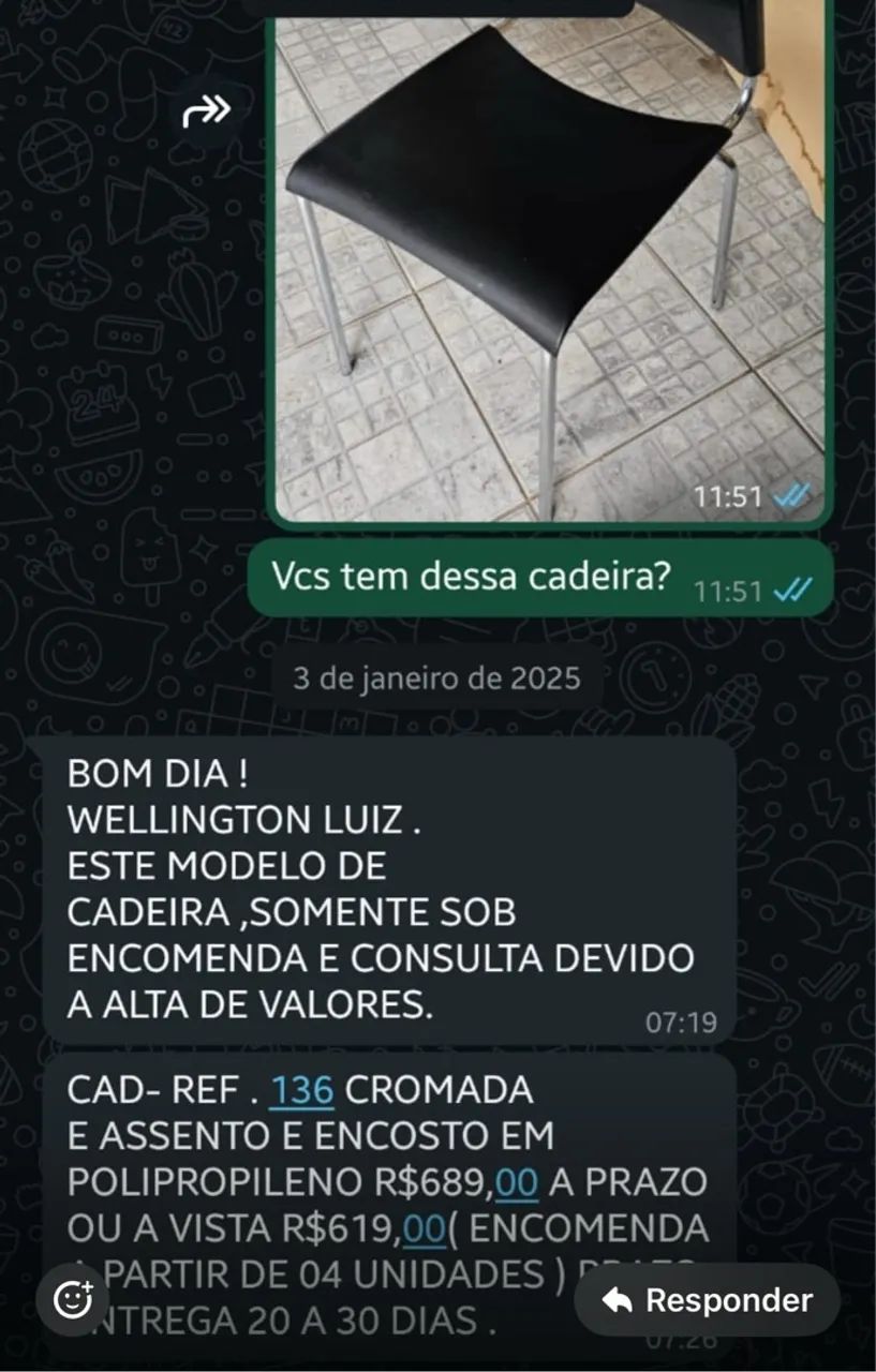 Vendo Cadeiras de Polipropileno NUNCA FORAM USADAS. - Foto 2