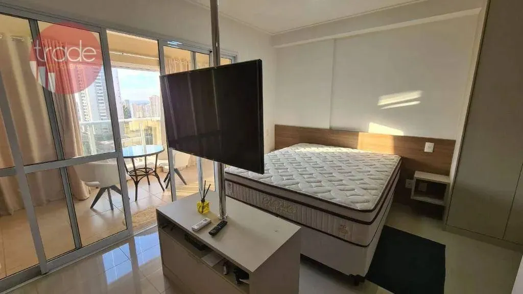 Flat para Alugar com 01 Quarto no Bairro Bosque das Juritis em Ribeirão Preto Mobiliado.