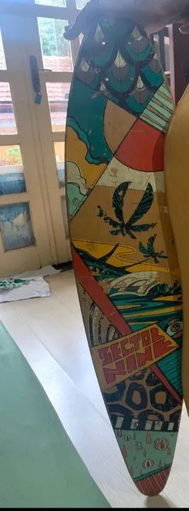 Skate long sector 9 importado sem rodas 
