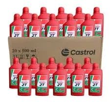 Óleo para Roçadeira Kit com 10 und Oléo Castrol 2T Chainsaw 500ML - Foto 3