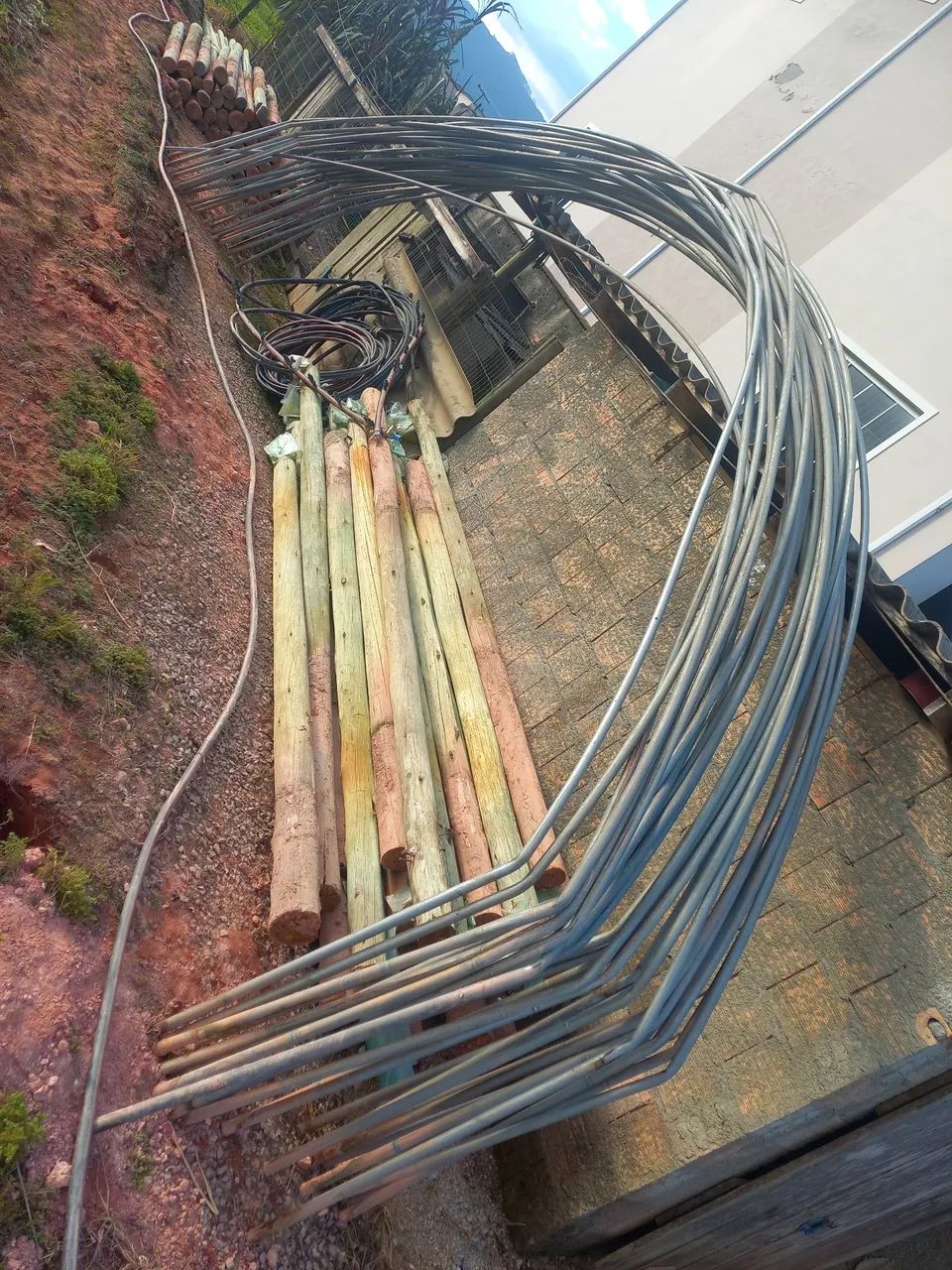 Arco de Aço,Moiroes de Eucalipto Tratados e  usados!