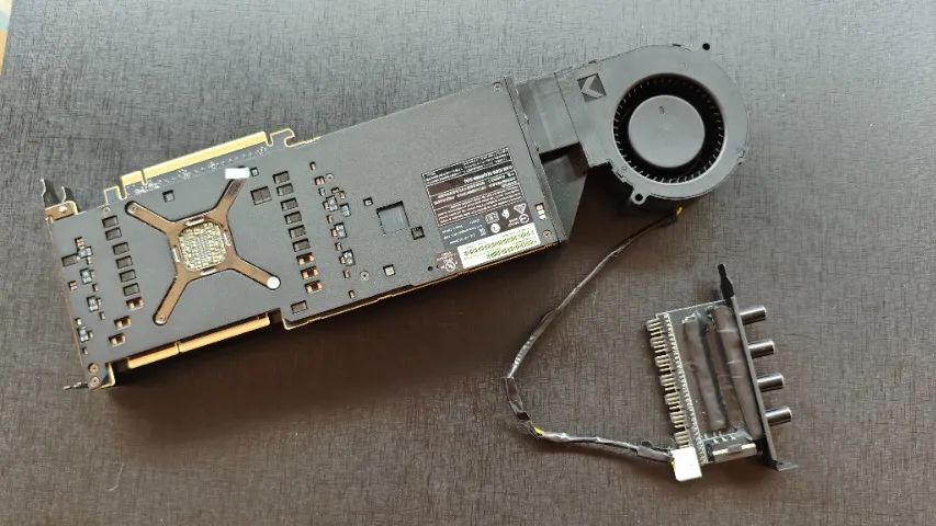 Placa de vídeo AMD Radeon Instinct Mi50/ Radeon VII 16gb vram