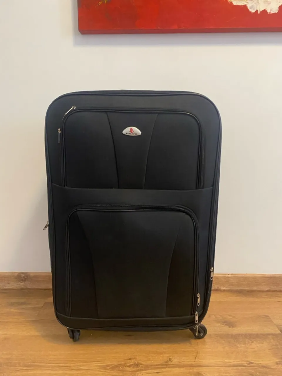 Mala de viagem preta. Nova. 23kg valor 199,00