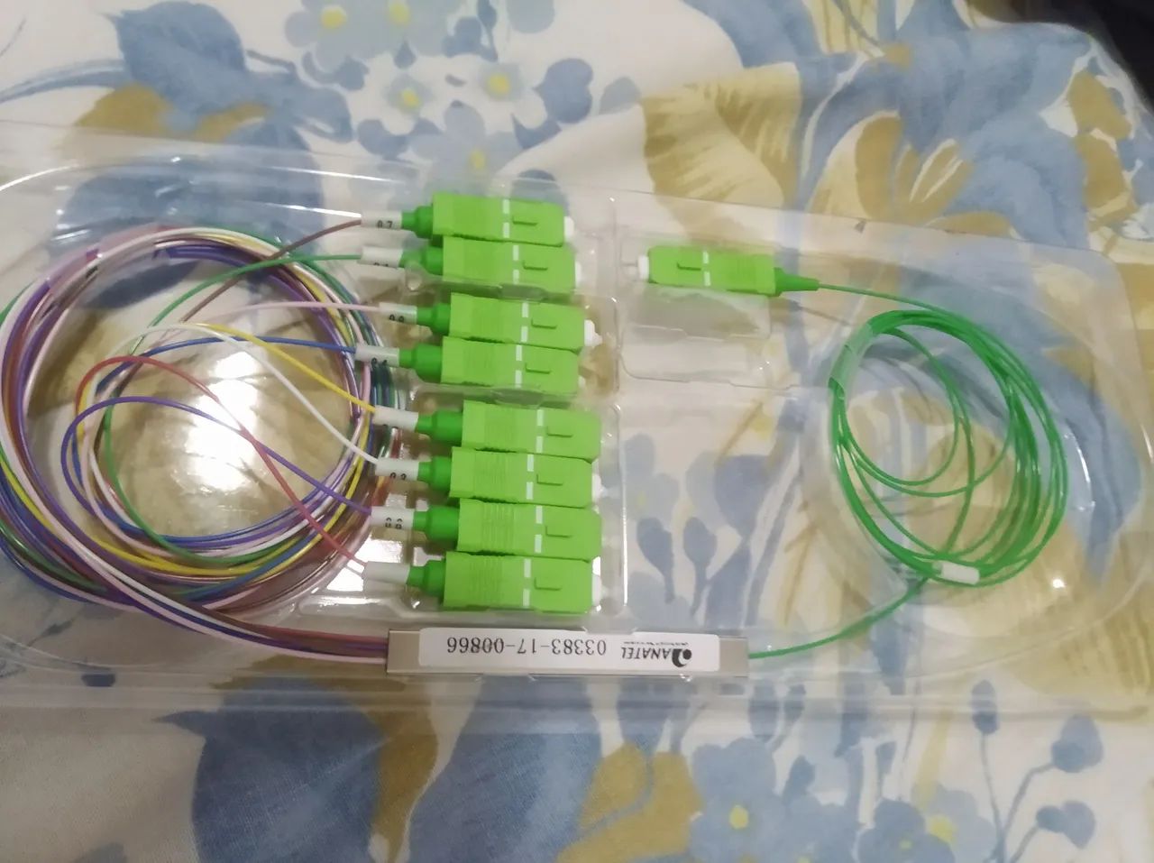Conector de Fibra Óptica SC/APC - 1x8 vias - ANETEL
