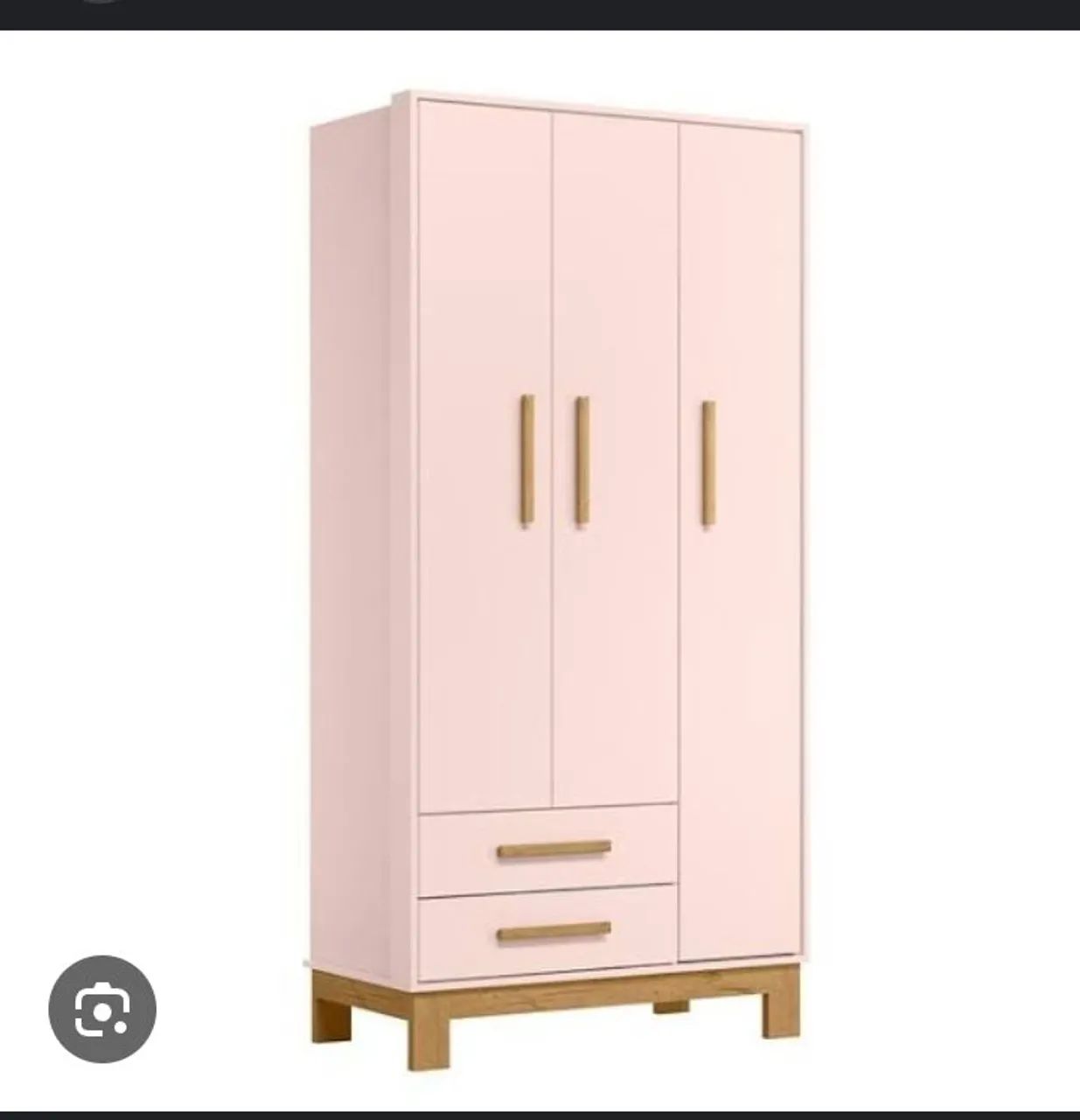 Guarda roupa infantil Rosa 