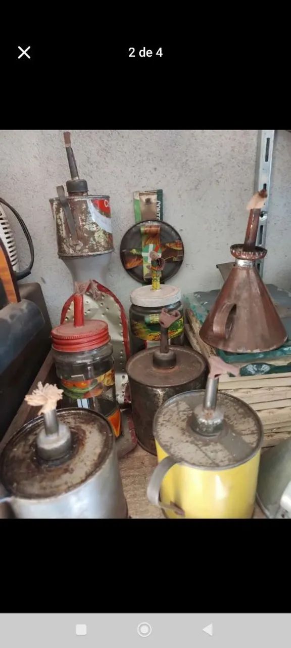 Lamparinas antigas a querosene, funcionando. - Foto 2