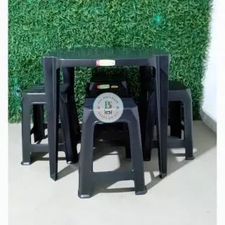 Jogo Mesa + 4 Banqueta Bessa 100Kg 