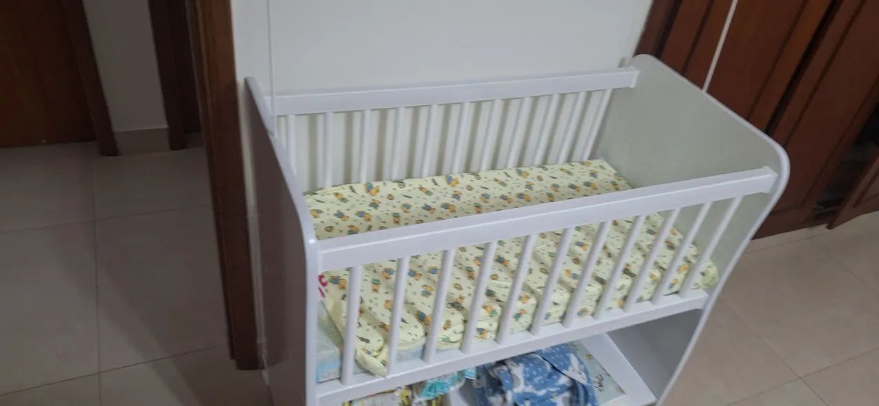 Berço Infantil Branco
