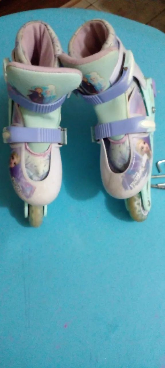 Patins Frozen Infantil - Foto 3