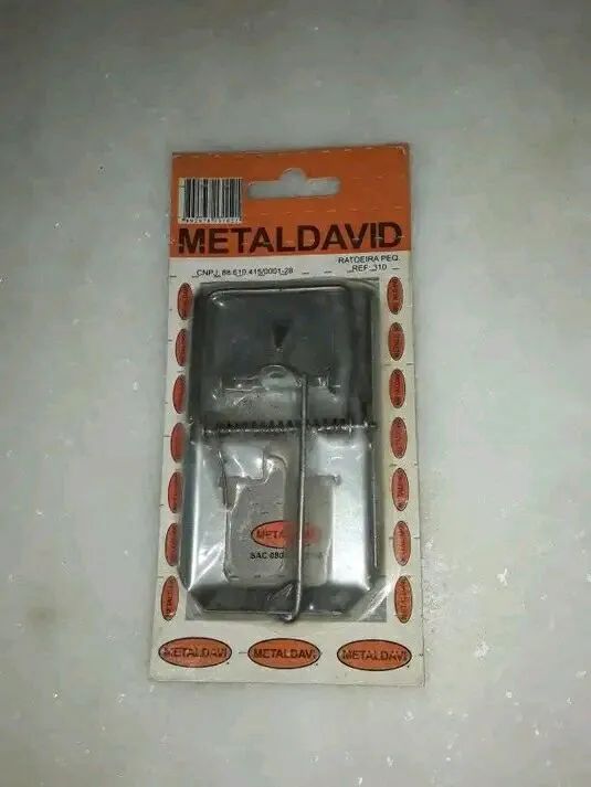 Ratoeiras de metal tamanhos P e G (novas). O preço no anúncio refere-se ao tamanho P. - Foto 3