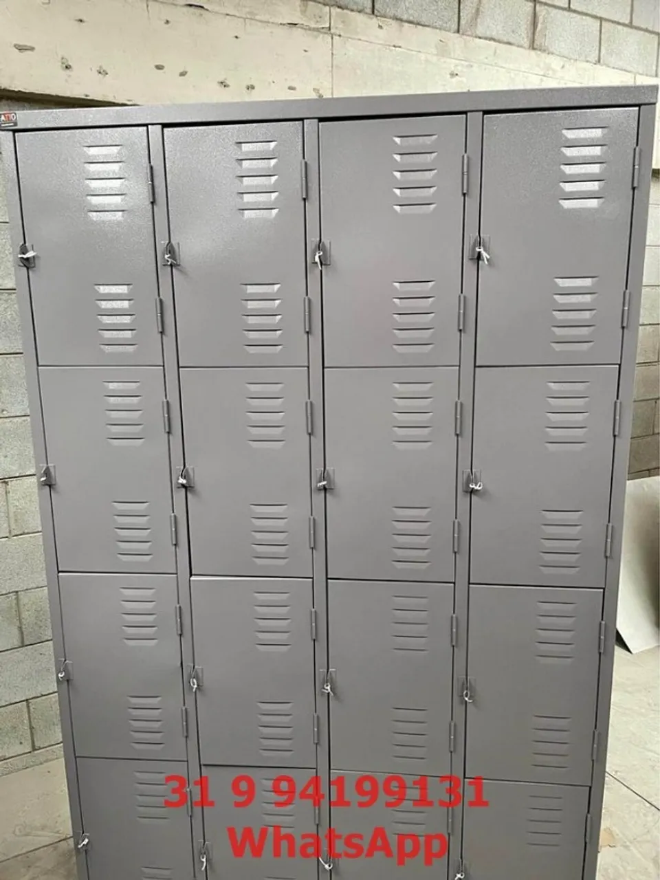 Roupeiro para Vestiário 16 Portas - Novo - Frete Grátis