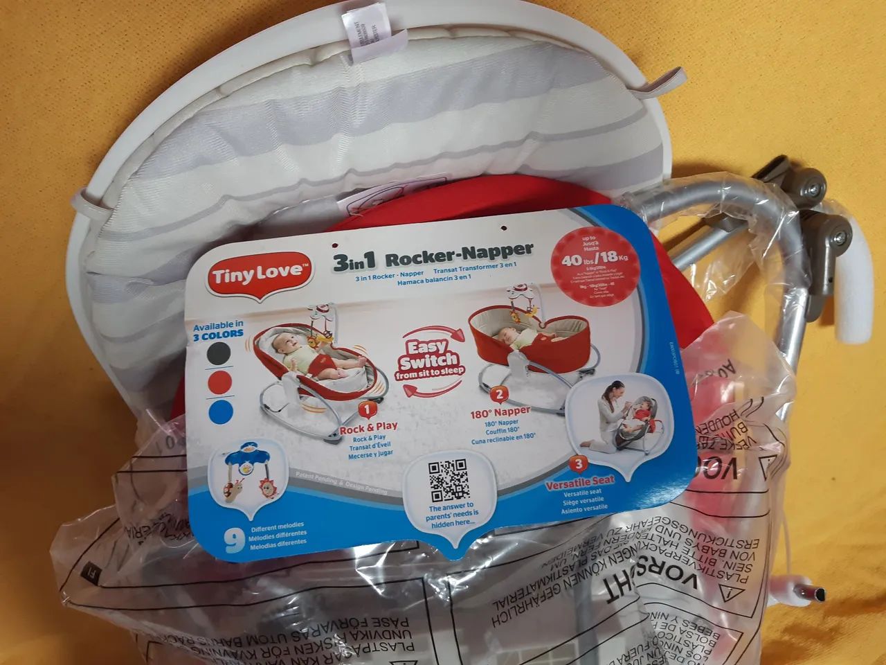 Cadeirinha para Bebê Rocker Napper Tiny Love. Nova - Foto 2