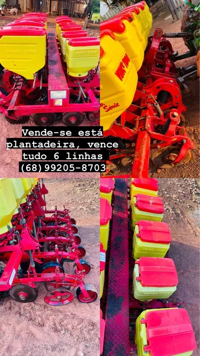 Plantadeira 6 Linhas Vence Tudo