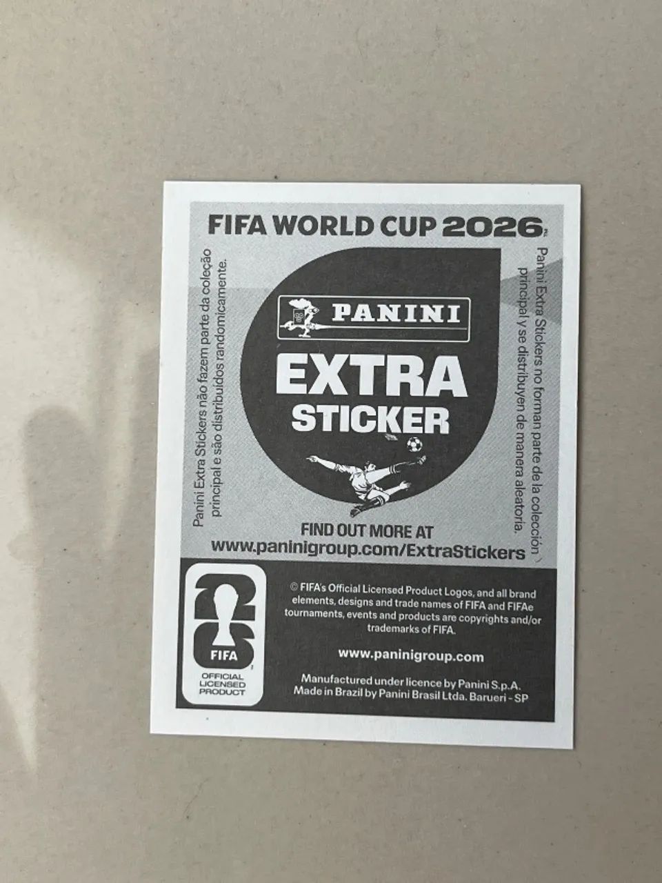 Extra Sticker Prata Son Heung-min Copa 2026 Panini Rara - Foto 2
