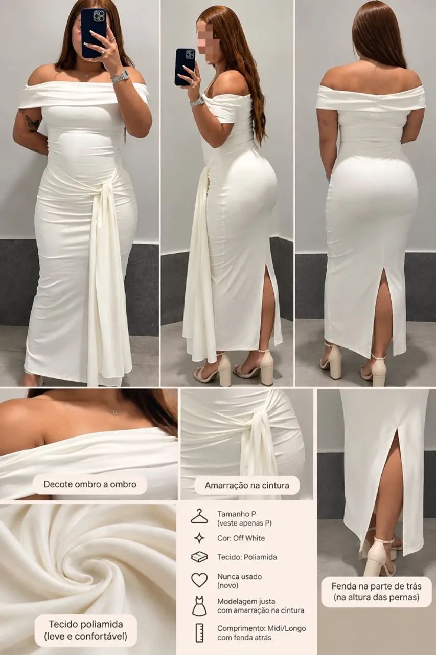 Vestido Off White