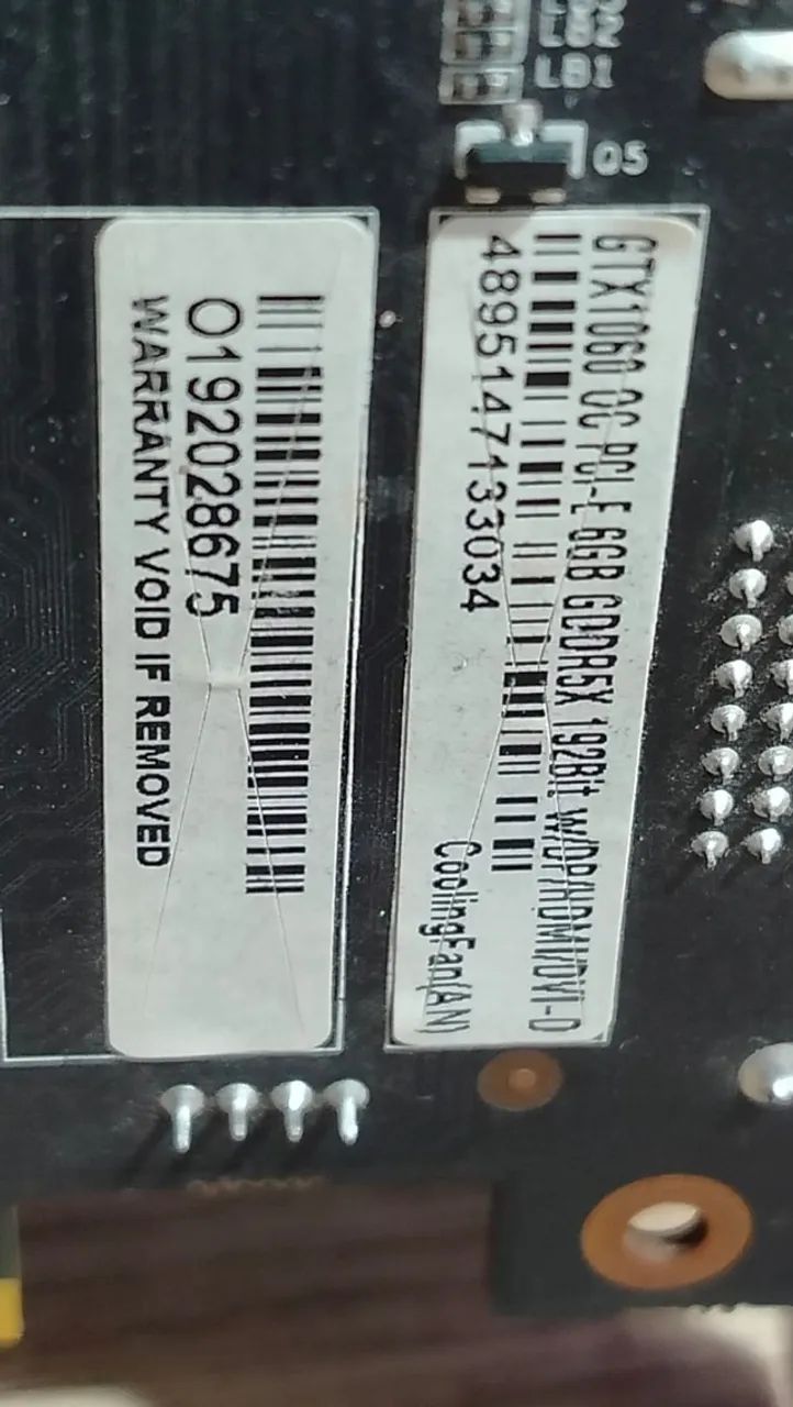 GTX 1060 6Gb GALAX  - Foto 3