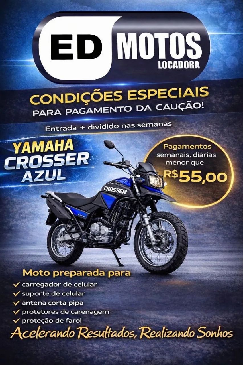 LOCAÇÃO DE MOTOS XRE 190 E CROSSER - Foto 6