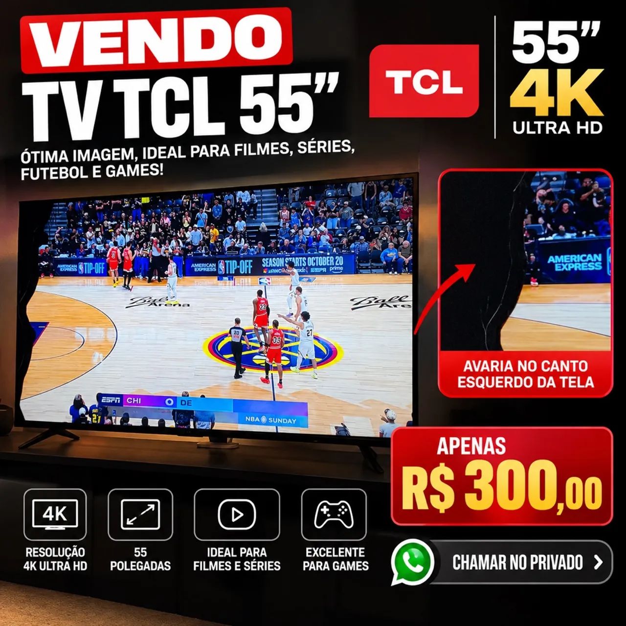TV TCl 55 PL 4K