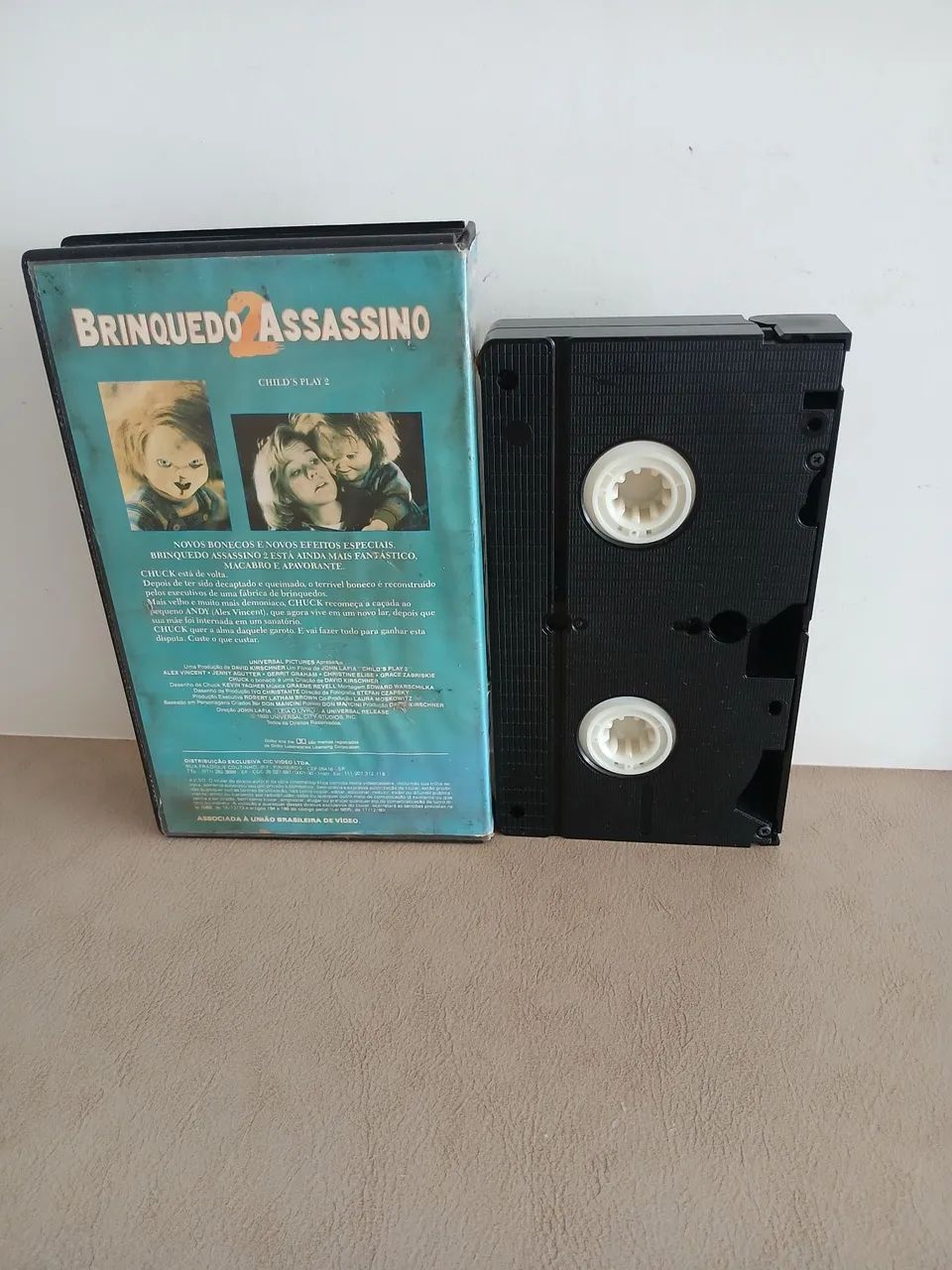 Fita Vhs Brinquedo Assassino 2 - Raridade - DVD, Blu-Ray e Vídeo Fita Vhs Brinquedo Assassino 2 - Raridade - DVD, Blu-Ray e Vídeo