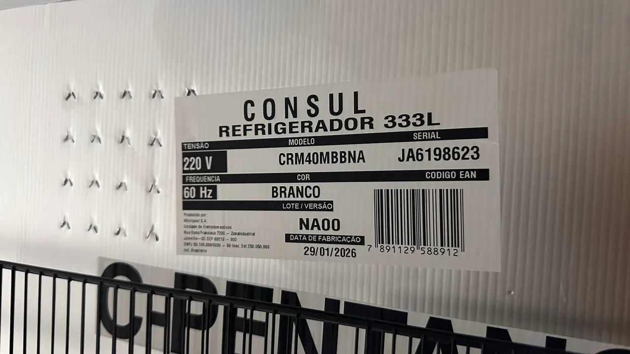 Geladeira Consul Frost Free 220v - Foto 3