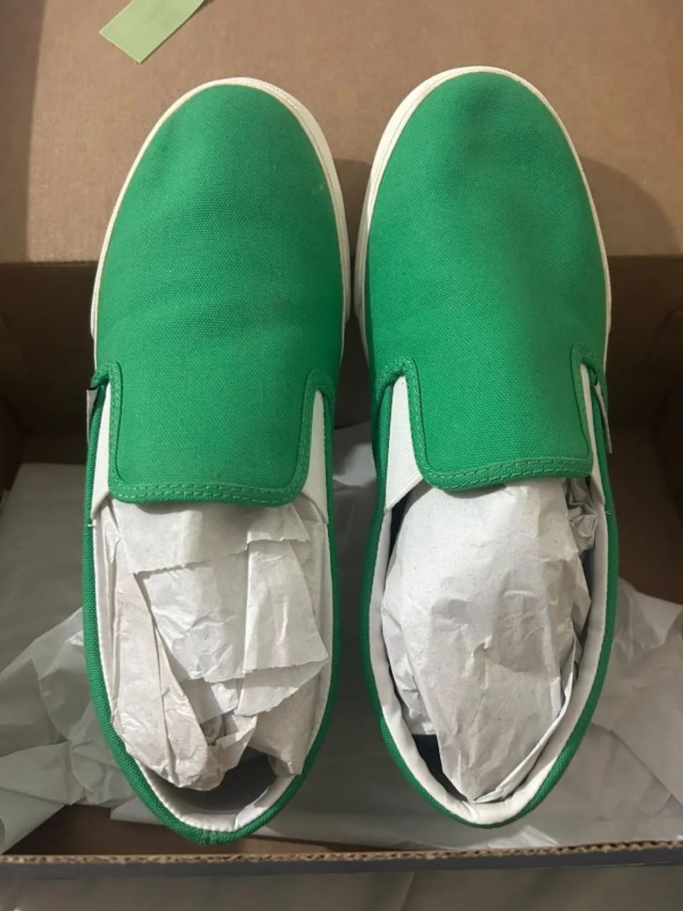 Tênis Rainha Slip On Verde - Foto 3