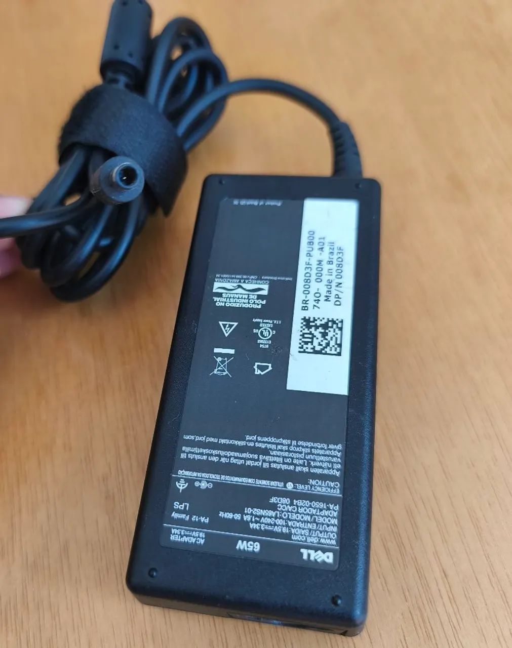 Fonte Dell 65w 19.5v conector fino (Nova) - Foto 4